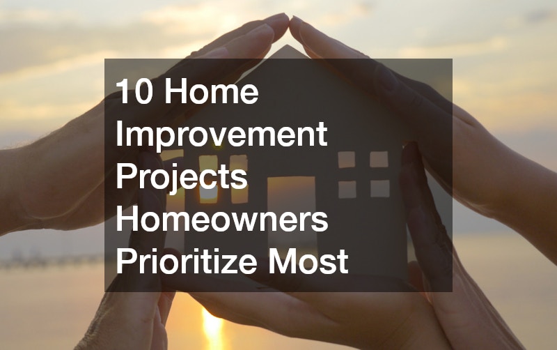 10 Home Improvement Projects Homeowners Prioritize Most